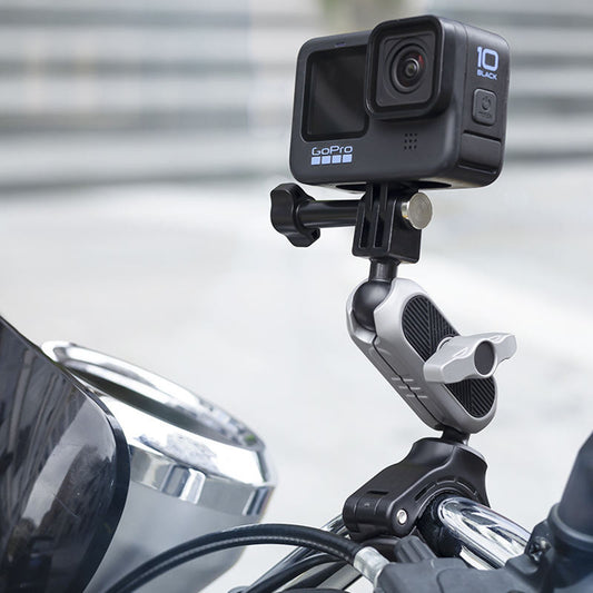 Držák na kolo pro sportovní kameru Techsuit JX-008 pro GoPro, šedý