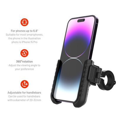 Držák na kolo Fixed FIXBIP, Univerzální, Černý