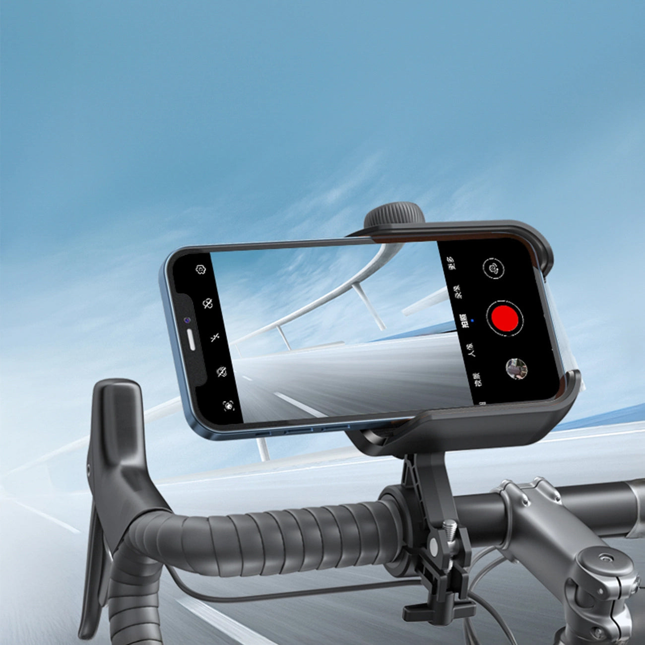 Držák na kolo motocykl Joyroom JR-ZS431, 4.7inch - 7inch, černý