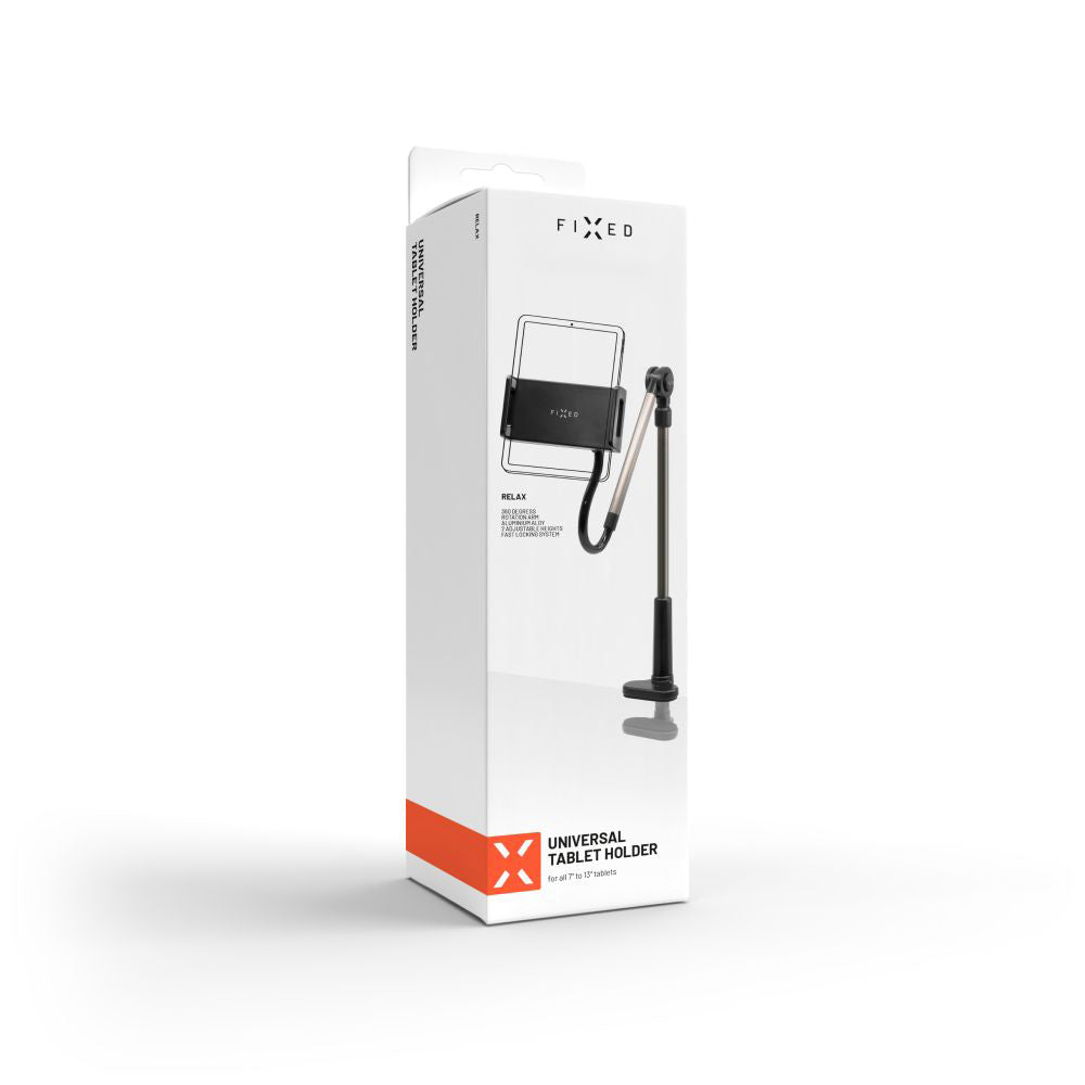 Stojan na stůl Fixed Relax, 7palců - 13palců, Černý
