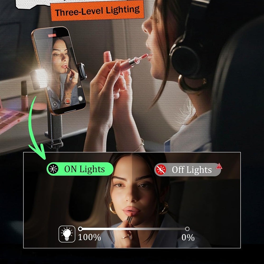 Stojan na stůl Lisen A133 2v1, 4 palce - 6,8 palce, černý YL0225070021
