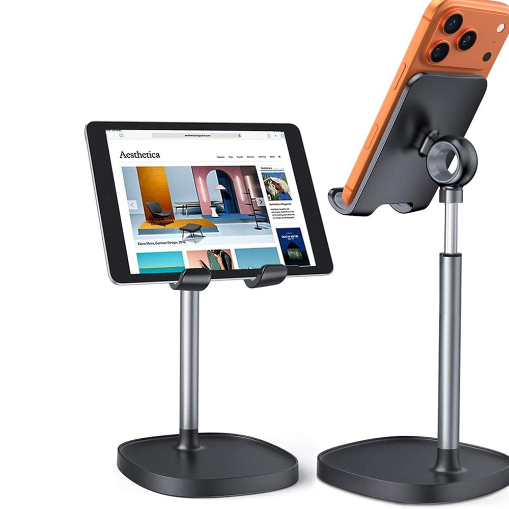 Stojan na stůl Lisen Mechanical pro Telefon / Tablet, 4inch - 10inch, Černý YL0421030004