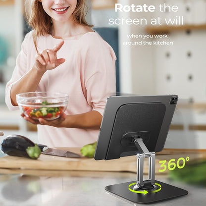 Stojan na stůl Lisen Q18 pro telefon / tablet, 4.7inch - 12.9inch, černý YL0423120002