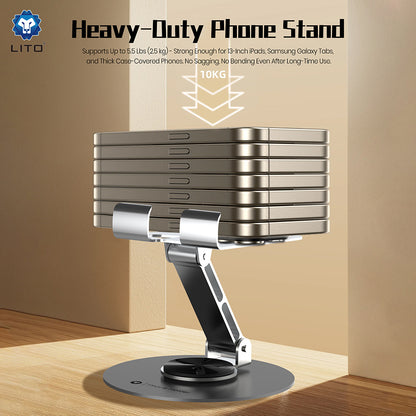 Stojan na stůl Lito LT-H01, Univerzální, Šedý