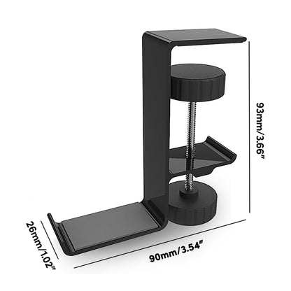 Techsuit DH2 Desk Stand for Headphones / Bag, Black