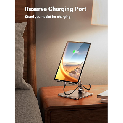 Stojan na stůl UGREEN LP134 pro telefon / tablet, 6,1 palce - 12,9 palce, šedý, znovu zabalený