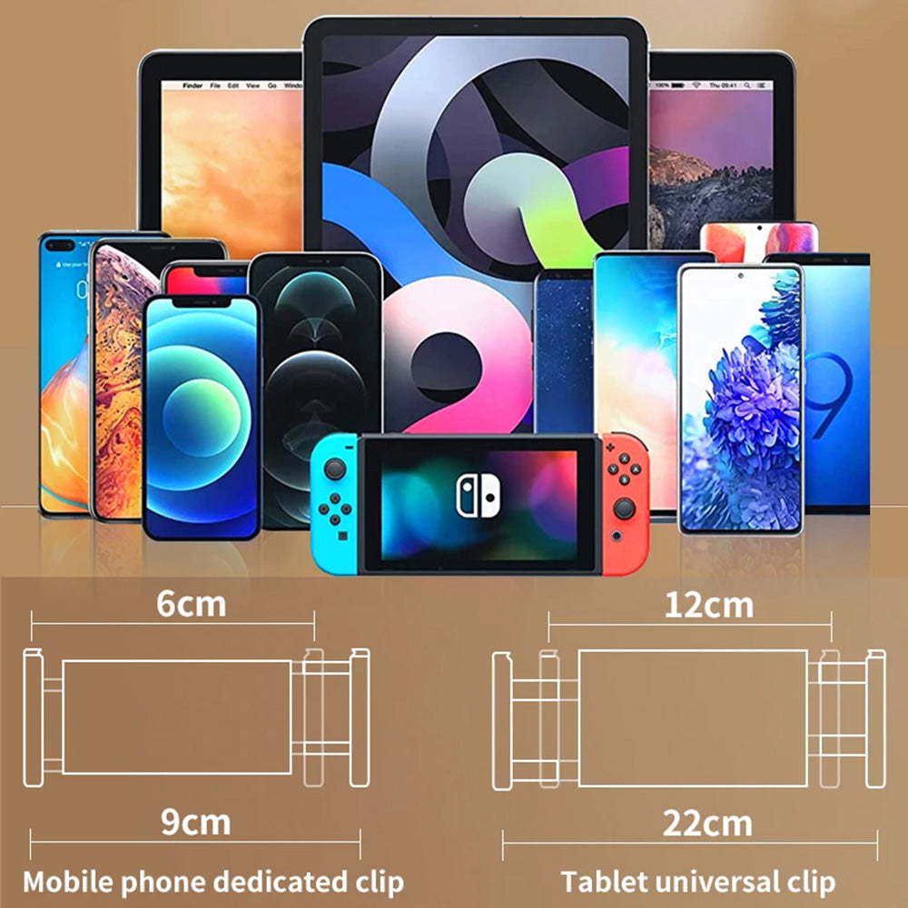Stojan na stůl Yesido C296 pro telefon / tablet, 4 palce - 12,9 palce, černý