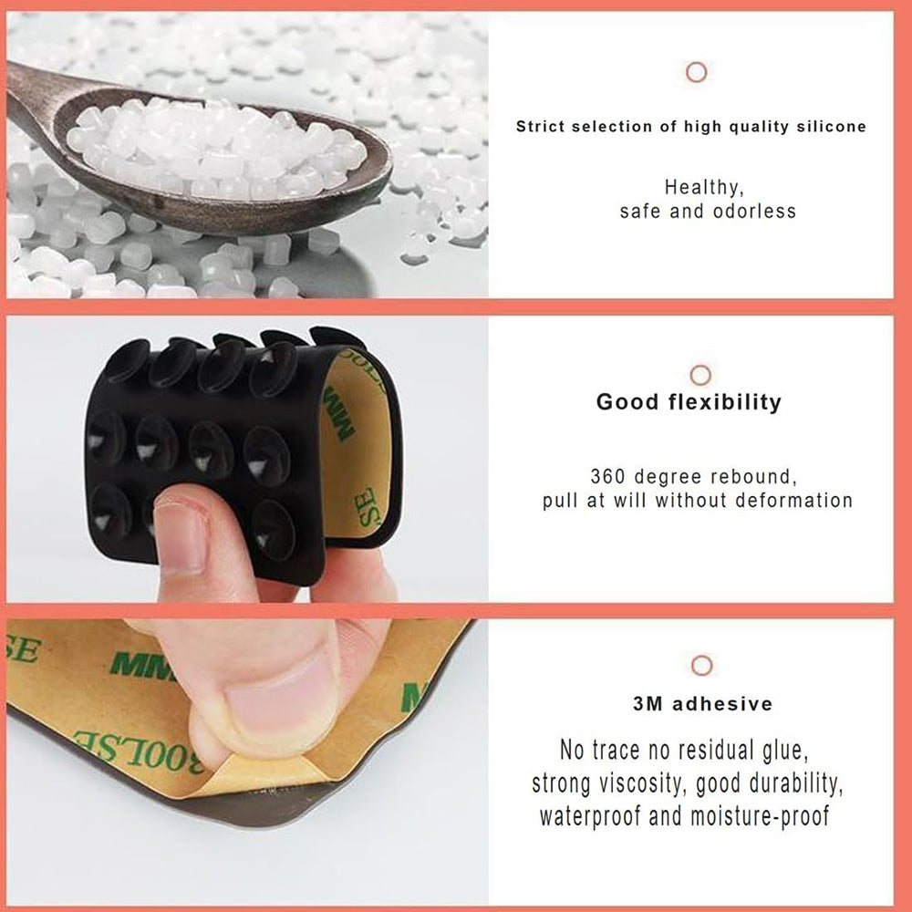 Držák s přísavkami Techsuit SD-PAD, Modrý