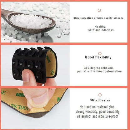 Držák s přísavkami Techsuit SD-PAD, Modrý