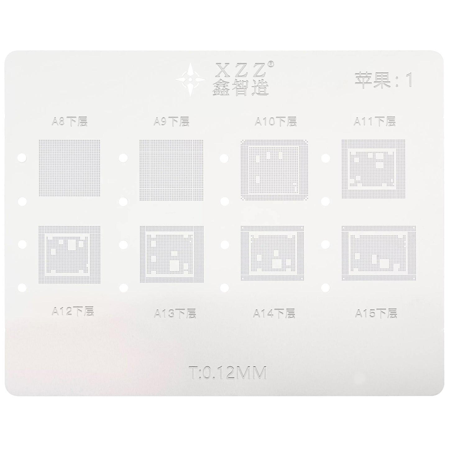 Pracovní stojan pro reballing XZZ L23 pro CPU Apple A8 - A16