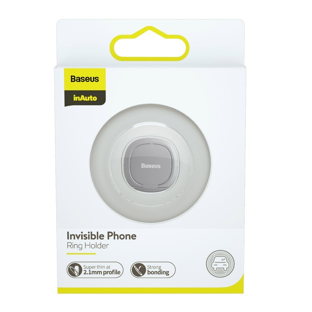 Baseus Invisible Ring Holder, Silver SUYB-0S