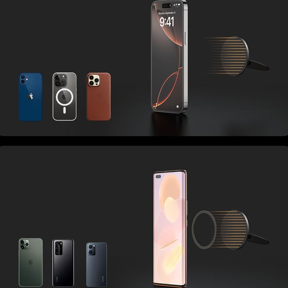 Podstavec na prsten McDodo MR-7912 2v1, Univerzální, Černý