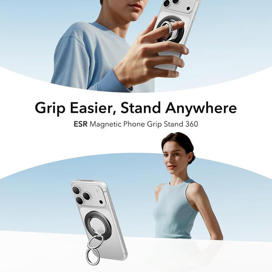 Držák na prsten ESR HaloLock, černý