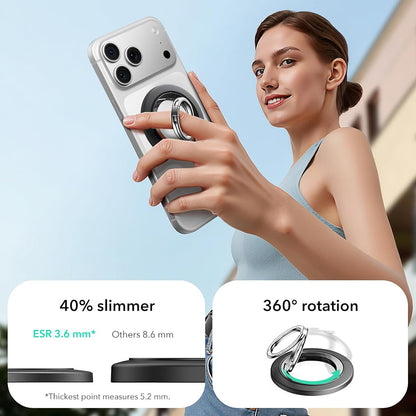 Držák na prsten ESR HaloLock, černý