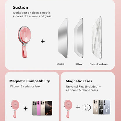 Podpora prstenu ESR HaloLock, Růžová