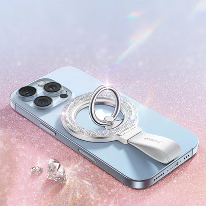 Podpora kroužku Joyroom JR-ZS425 Glitter, Univerzální, Bílá