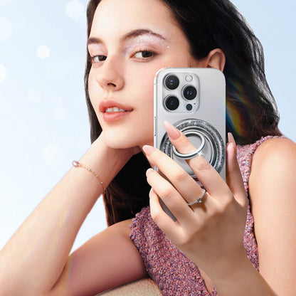 Podpora prstenu Joyroom JR-ZS425 Glitter, Univerzální, Černá