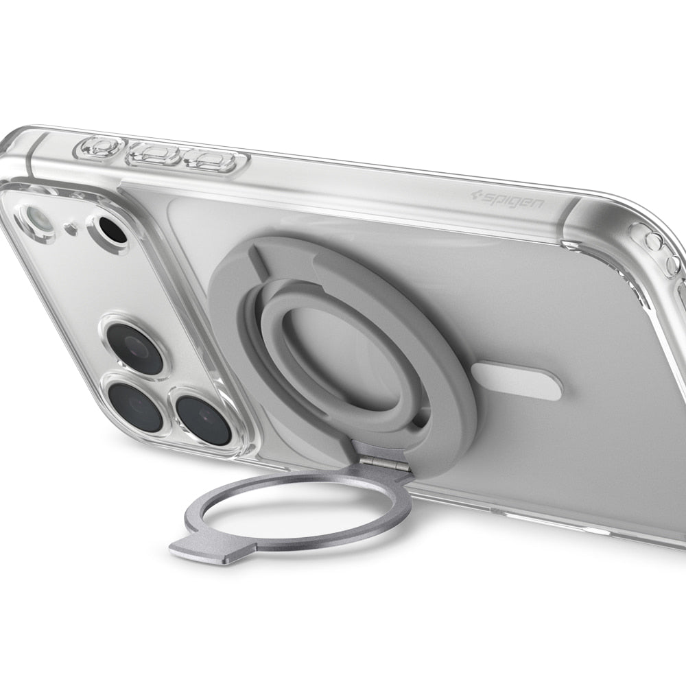 Držák na prst Spigen Dual Pop Mag S, univerzální, šedý AMP11736