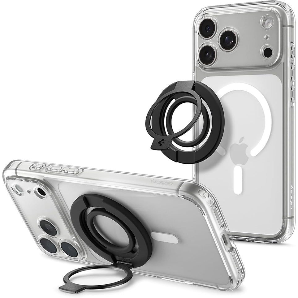 Držák na prst Spigen Dual Pop Mag S, univerzální, černý AMP11735