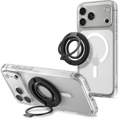 Držák na prst Spigen Dual Pop Mag S, univerzální, černý AMP11735