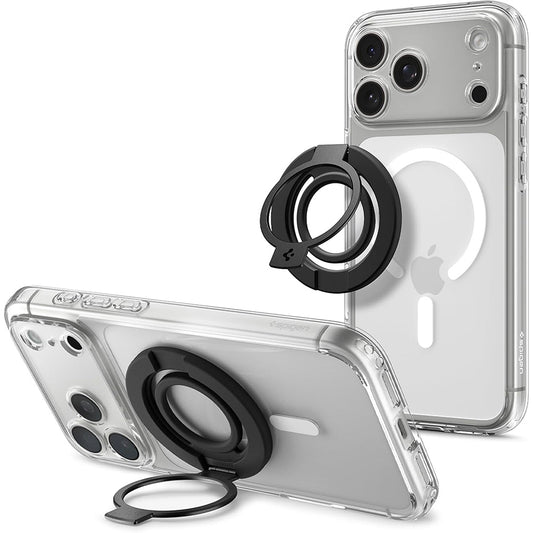 Držák na prst Spigen Dual Pop Mag S, univerzální, černý AMP11735