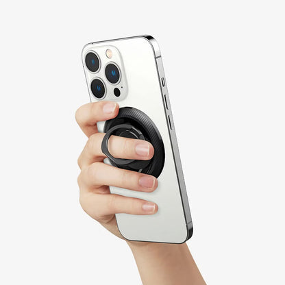 Držák na prst Spigen O-Mag OM100 Carbon, univerzální, černý AMP05505