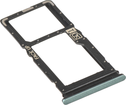 Držák SIM karty Motorola Moto G35, zelený (Leaf Green), servisní balíček S948E50444