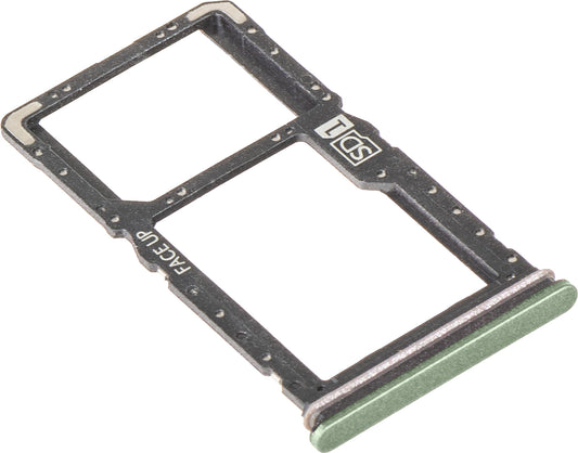 Držák SIM karty Motorola Moto G55, zelený (Smoky Green), servisní balíček S948E40608