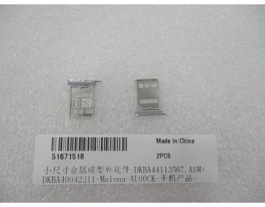 SIM držák Huawei Pura 90s Pro, bílý (Coconut White), Service Pack 51671518