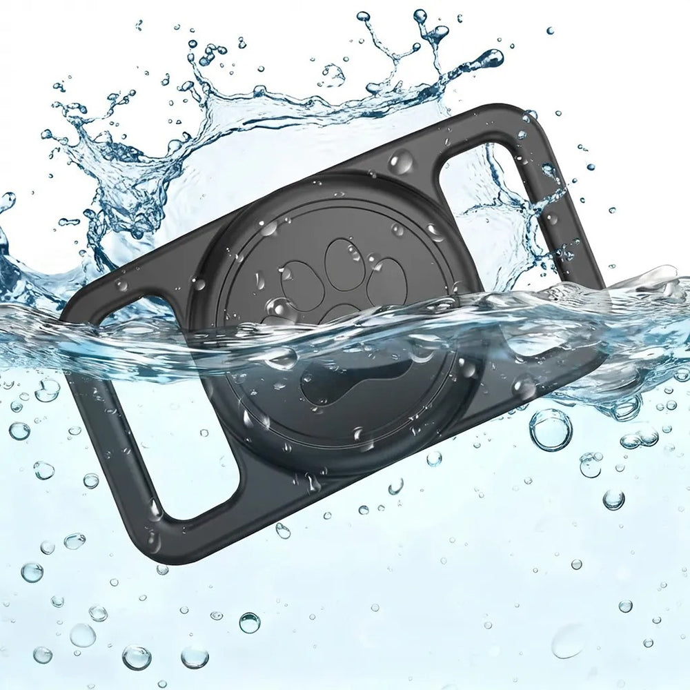 Podpora Techsuit BuddyGuard DG1 pro Apple AirTag na obojek domácího zvířete, černá