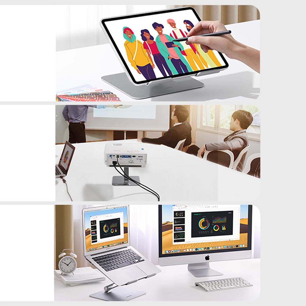 Podstavec UGREEN LP339 (40291) pro laptop 13 palců - 17,3 palce, Stříbrný