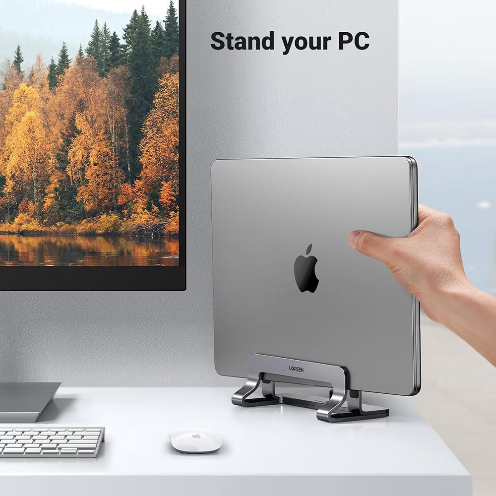 UGREEN LP258 Vertical Stand (29277) for Laptops with Thickness 12mm - 26mm, Silver