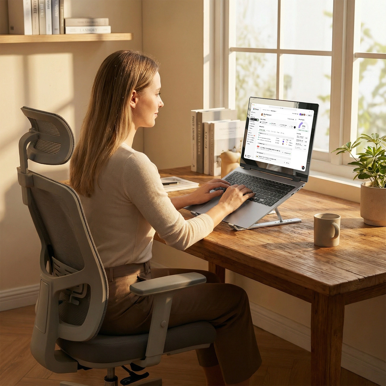 Stojan WZK WDCX-X8S pro notebook 10palců - 16palců, Stříbrný