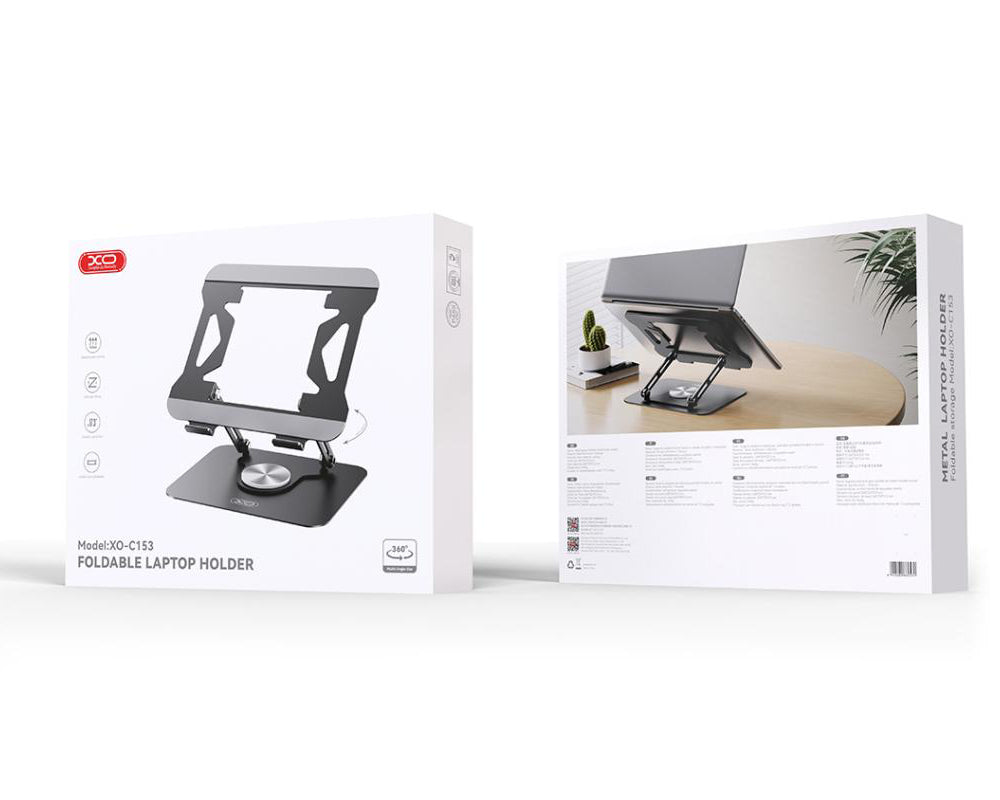 Podstavec XO Design C153 pro Laptop max. 17.3inch, Černý