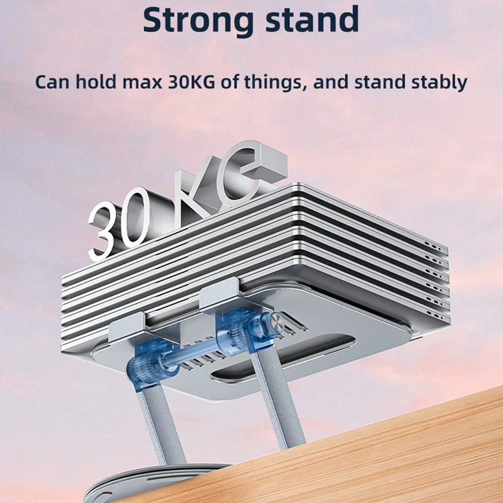 Podstavec Yesido LP06 pro laptop 10inch - 17.3inch, stříbrný