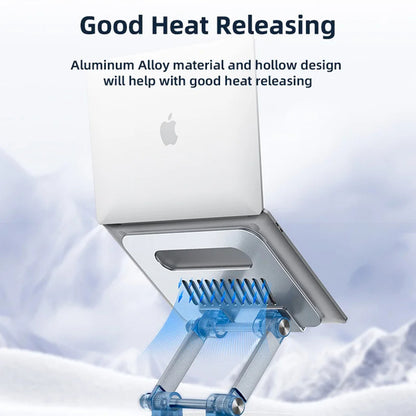 Podstavec Yesido LP06 pro laptop 10inch - 17.3inch, stříbrný