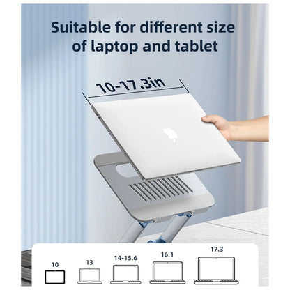 Podstavec Yesido LP06 pro laptop 10inch - 17.3inch, stříbrný