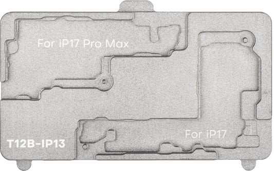Pracovní držáky PCB Apple iPhone 17 / 17 Pro Max pro pájecí stůl Sunshine SS-T12B