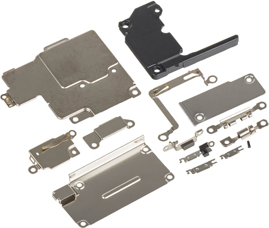 Metal Mounting Brackets on the Apple iPhone 12 Baseboard