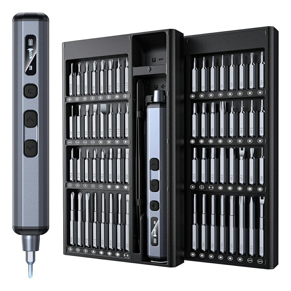 Axth Electric Screwdriver, 76in1, Gray