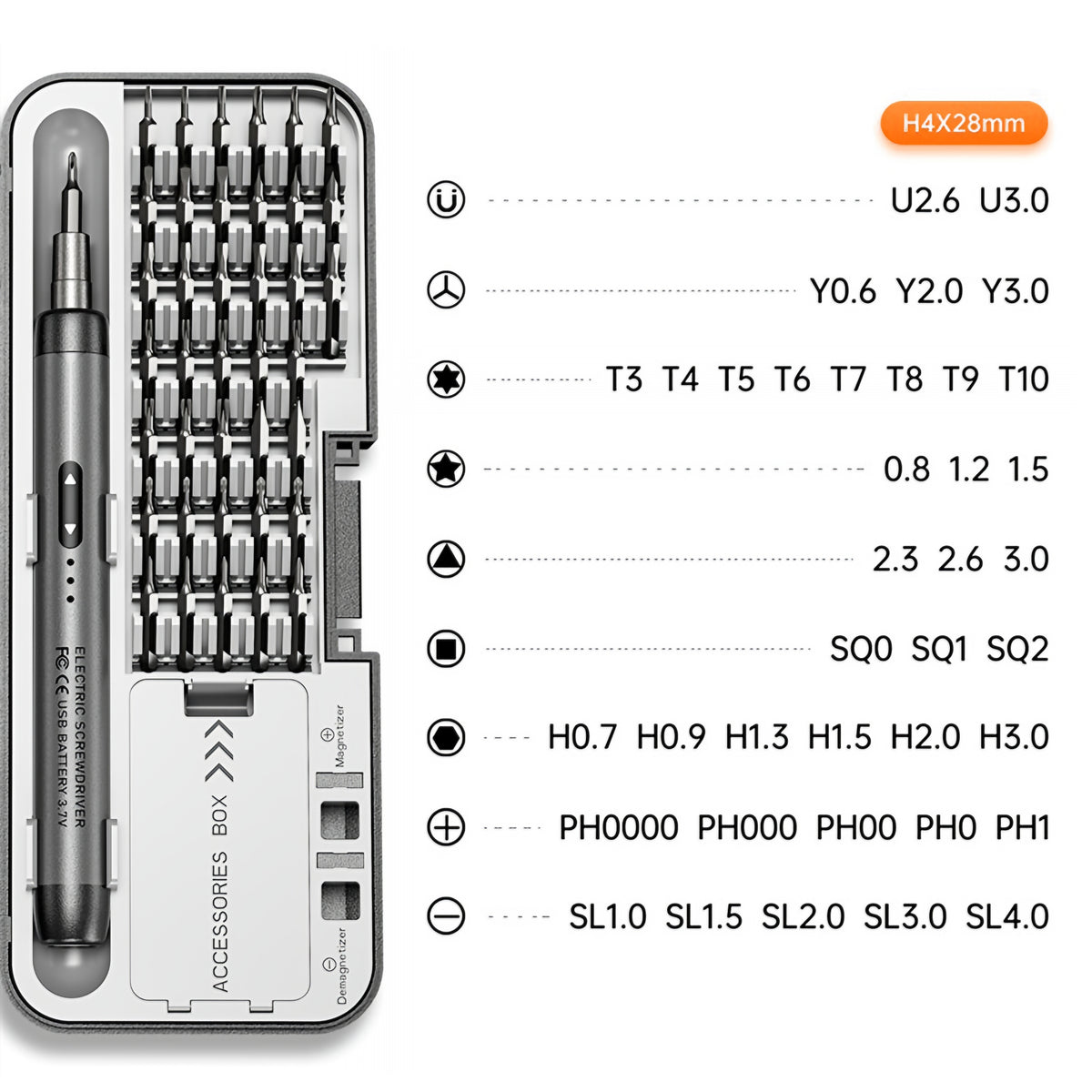 Elektrická šroubovák OEM J1, 46v1, modrá