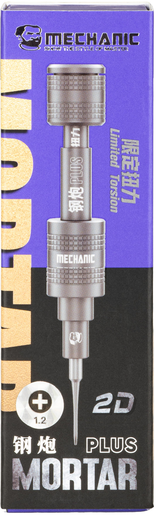 Šroubovák Mechanic Mortar Plus, Philips 1,2 mm, šedý