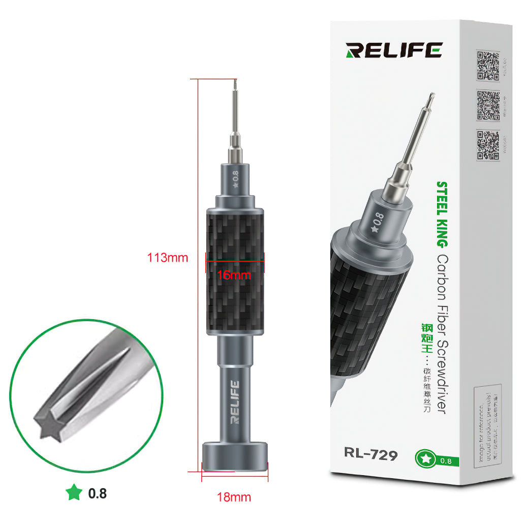 Šroubovák Relife RL-729, Pentalobe 0,8 mm 