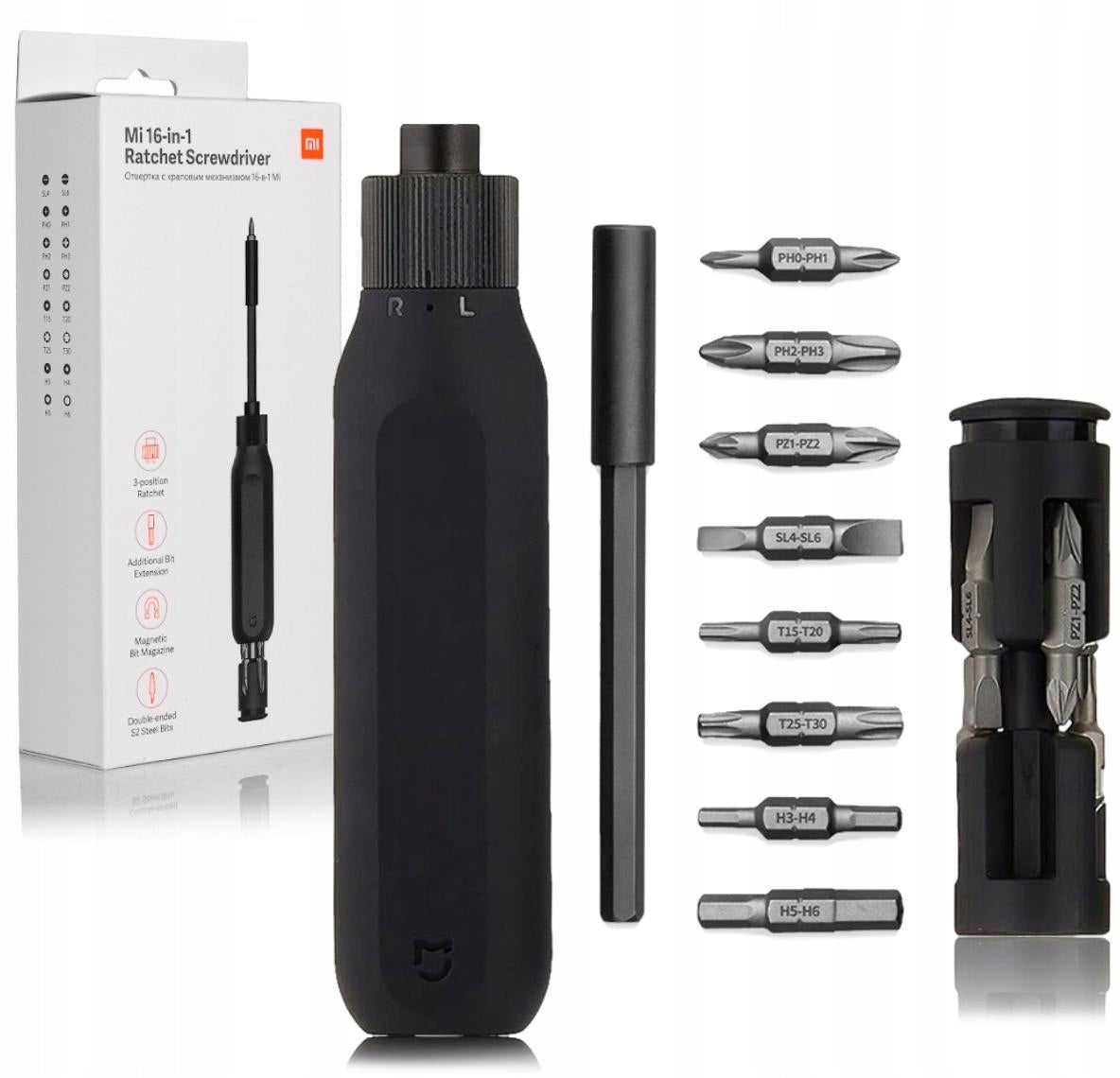 Šroubovák Xiaomi Ratchet, 16v1 BHR4779GL
