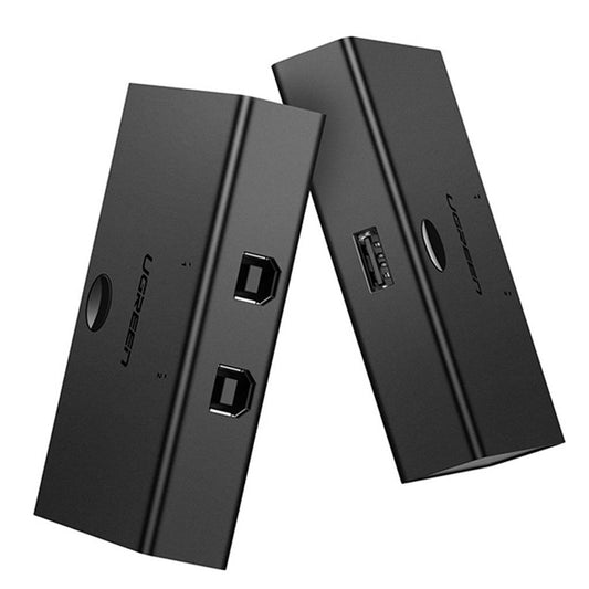 USB přepínač UGREEN US158, 2 x USB-B, černý