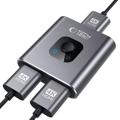 Switch Video HDMI Tech-Protect HB07, Šedý