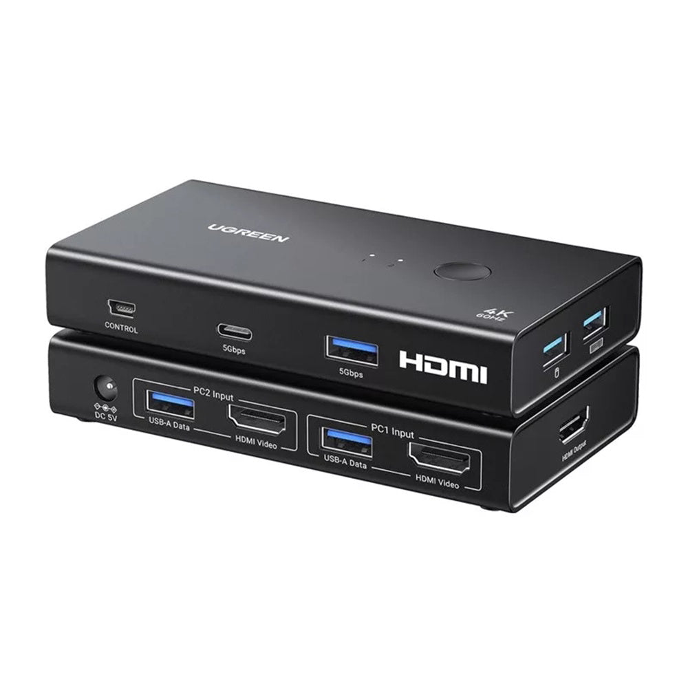 Switch Video HDMI UGREEN AK502 (45452), Černý