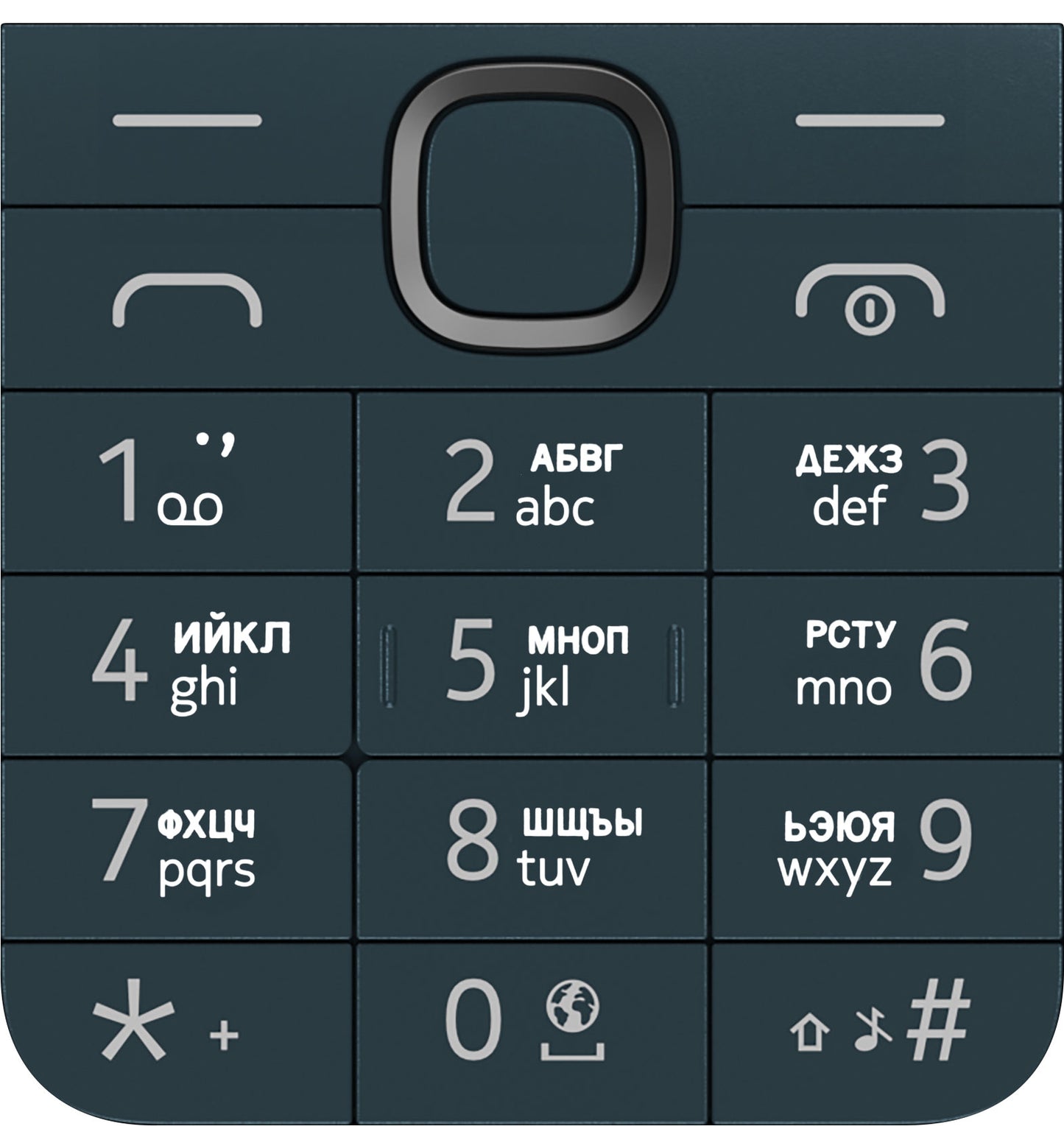 Cyrillic Keypad pro Nokia 225 4G (2024), modrá