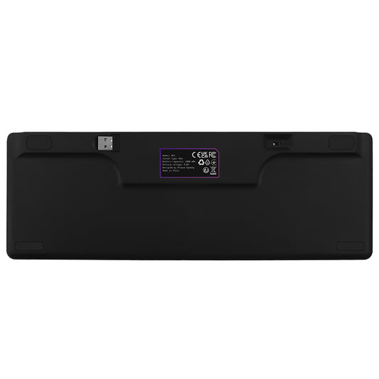 Bezdrátová herní klávesnice Proove AFK, RGB, BT / Wi-Fi / kabelová, 1,5m, černá WKAFKEN22001