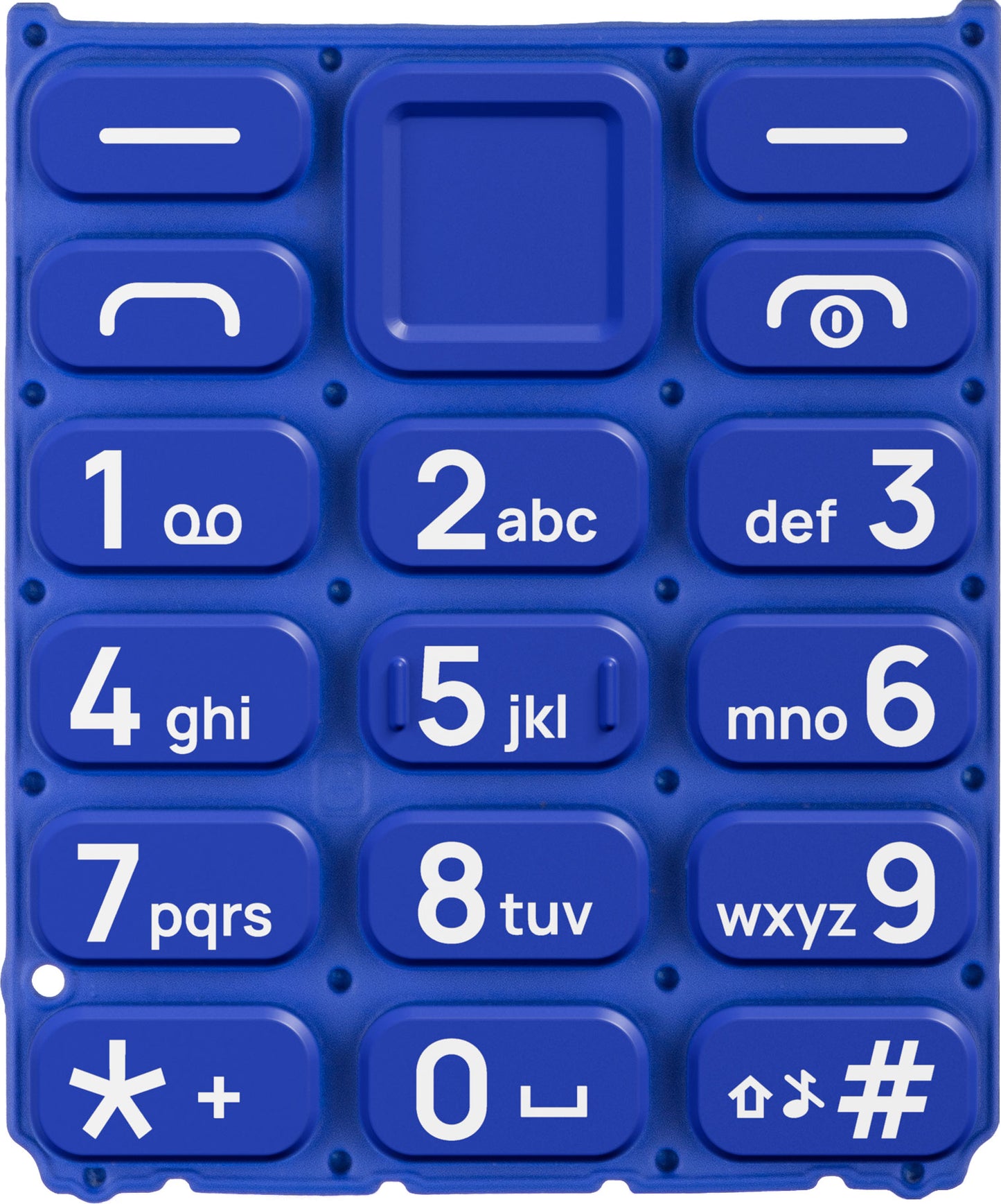 Latinská klávesnice pro HMD 105 / Nokia 105 (2024), modrá